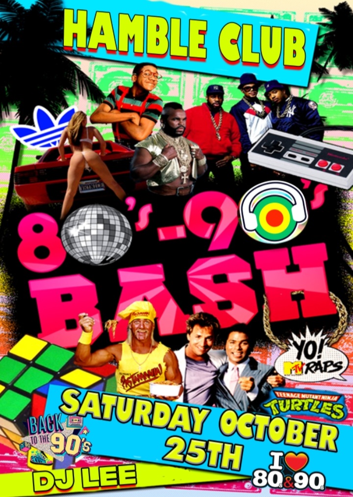 80's - 90's Bash with DJ Lee