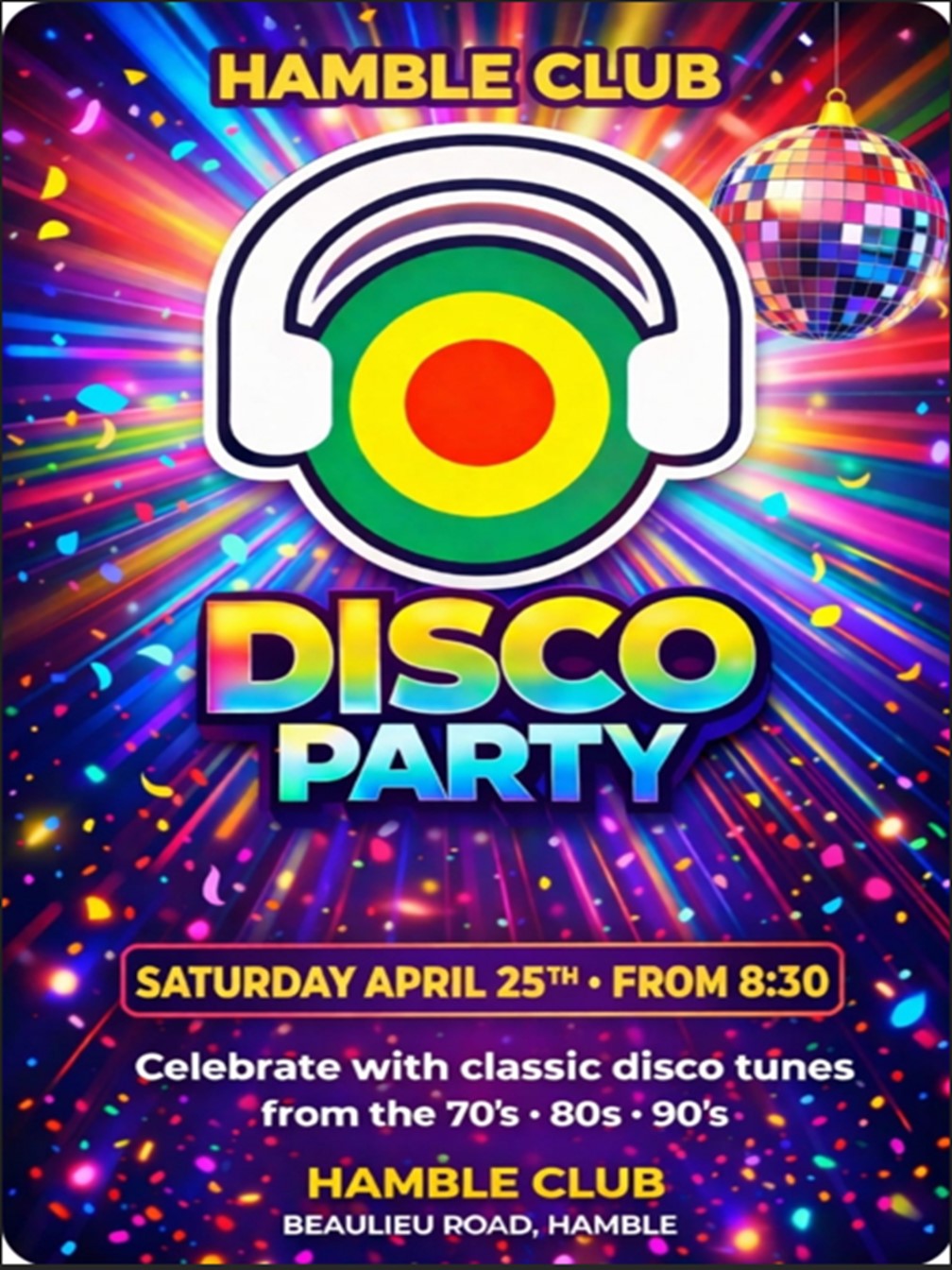 HAMBLE CLUB DISCO PARTY