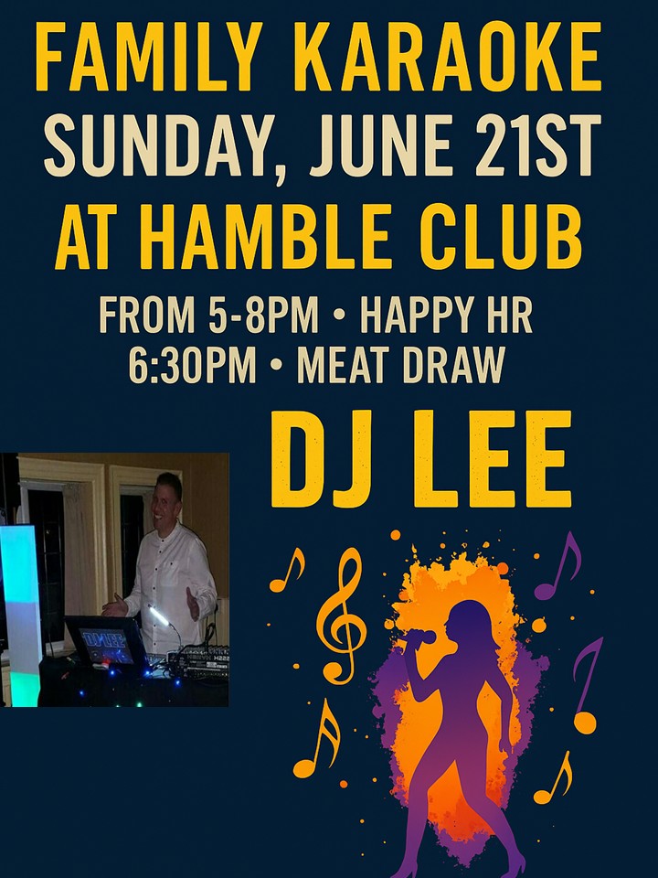 Family Karaoke with DJ Lee- 21st June